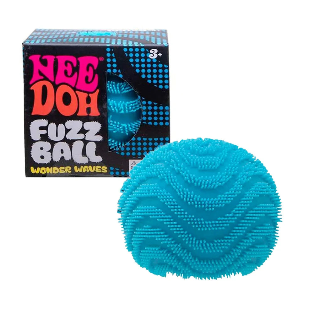 Needoh Fuzz Ball Blind Box Series, Soft Stress Relief Fuzzy Ball, Desktop Ornament Fun Squishy Toy for Pressure Relief