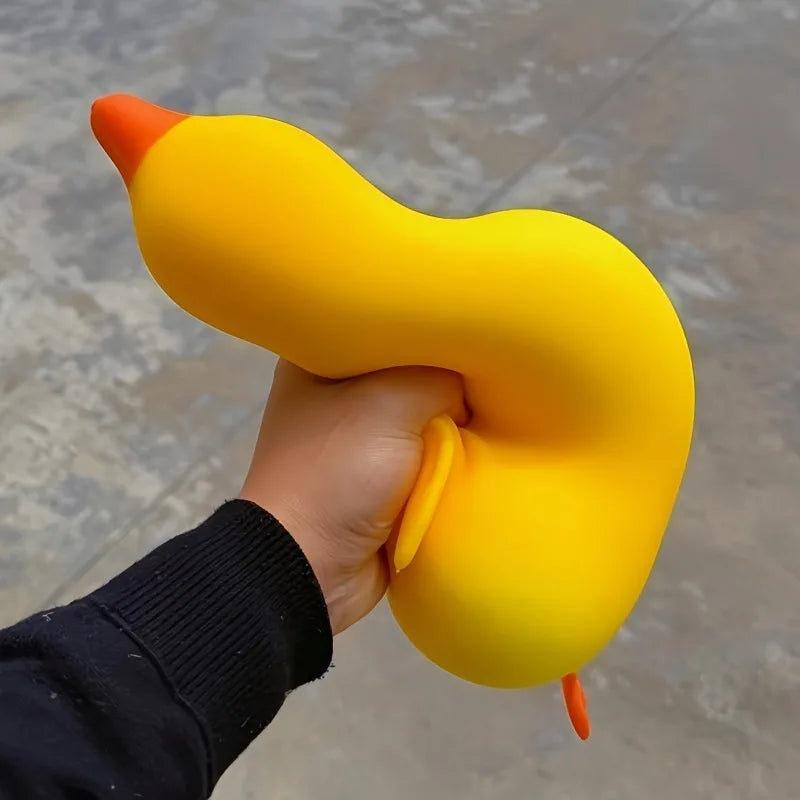Jumbo Squishy Yellow Duck Fidgets Toys Cute Goose Squeezes Animals Vent Toys Adults Decompression Stretch Toy Friends Best Gift