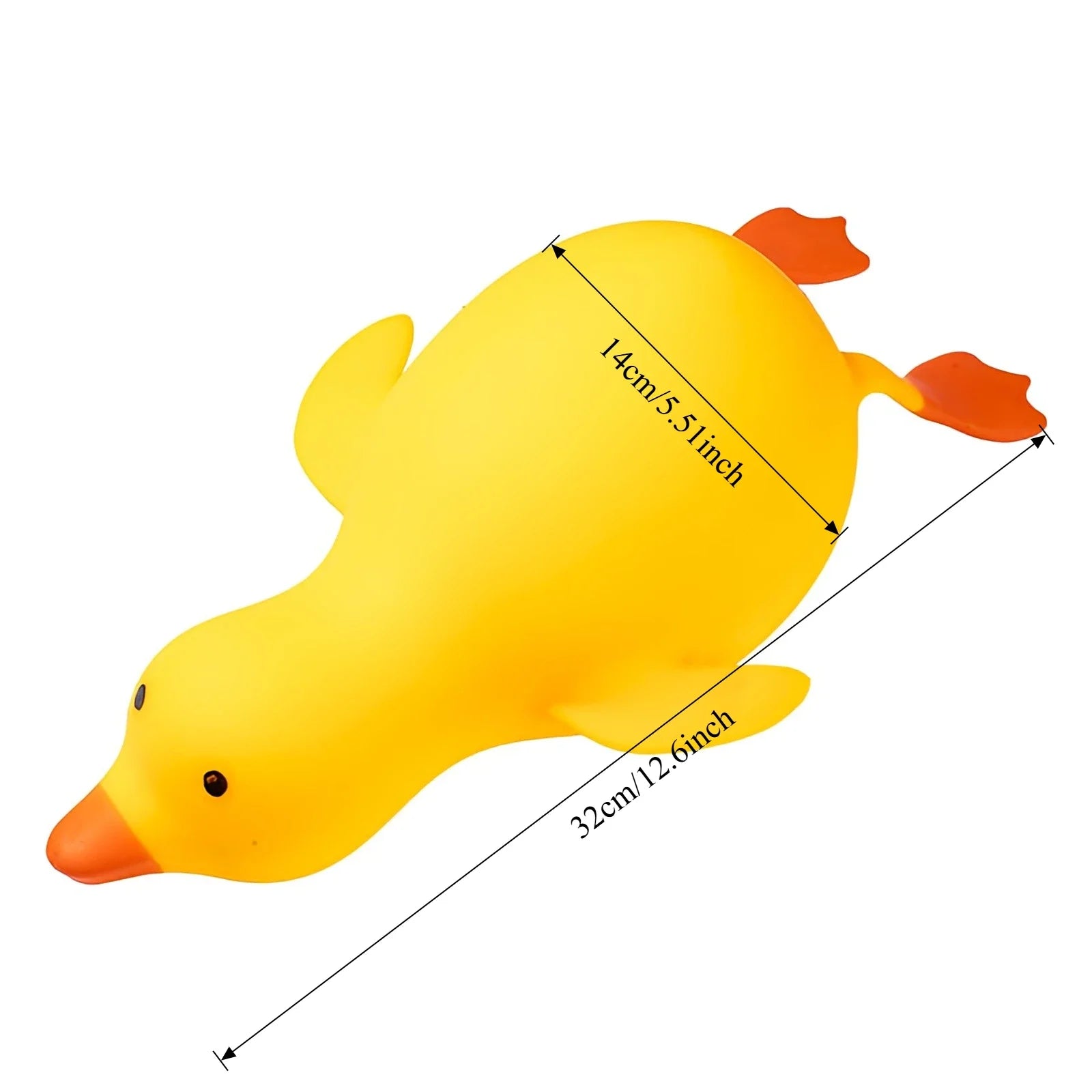 Jumbo Squishy Yellow Duck Fidgets Toys Cute Goose Squeezes Animals Vent Toys Adults Decompression Stretch Toy Friends Best Gift