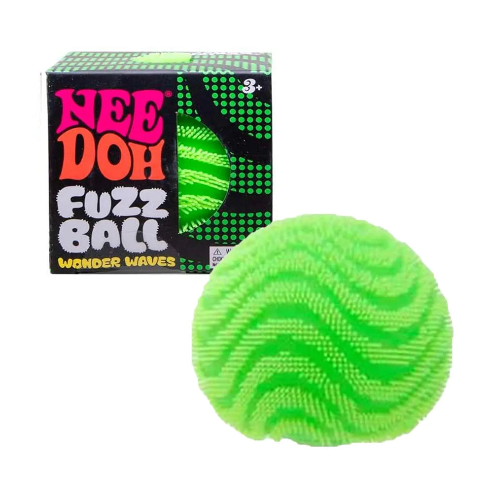 Needoh Fuzz Ball Blind Box Series, Soft Stress Relief Fuzzy Ball, Desktop Ornament Fun Squishy Toy for Pressure Relief