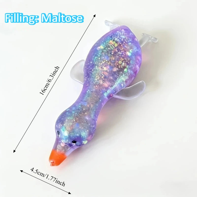 Jumbo Squishy Yellow Duck Fidgets Toys Cute Goose Squeezes Animals Vent Toys Adults Decompression Stretch Toy Friends Best Gift