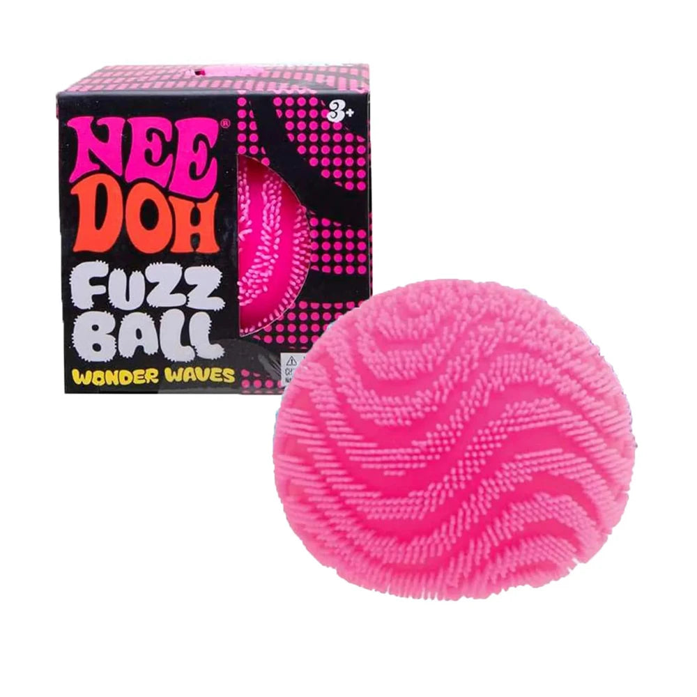 Needoh Fuzz Ball Blind Box Series, Soft Stress Relief Fuzzy Ball, Desktop Ornament Fun Squishy Toy for Pressure Relief