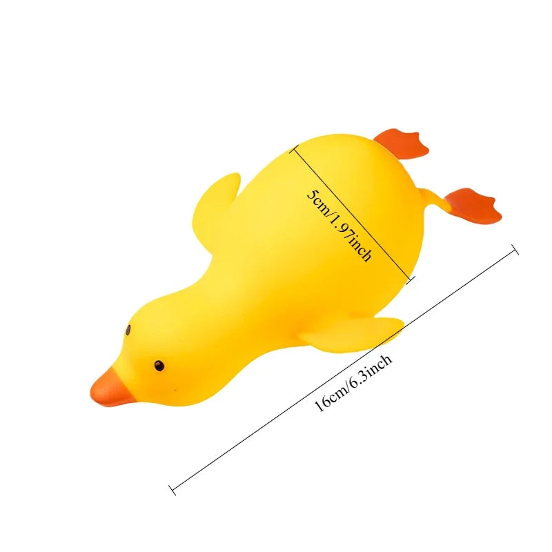 Jumbo Squishy Yellow Duck Fidgets Toys Cute Goose Squeezes Animals Vent Toys Adults Decompression Stretch Toy Friends Best Gift