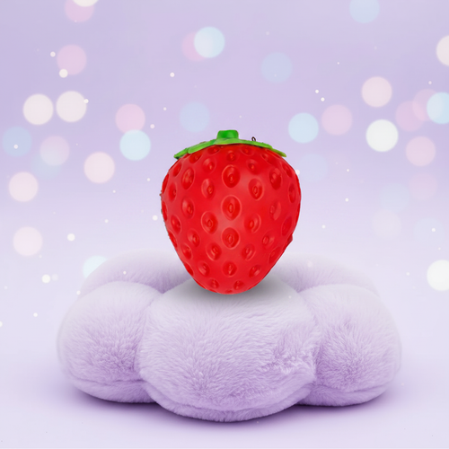 Giant Strawberry Squishy 5.9In, Slow Rising Stress Ball, Big Strawberry Squeeze Toy for Adults Kids, Soft Fruit Fidget Toy Anxiety Relief, Sensory Squishy Desk Decor (1Pcs)